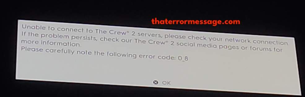 Unable To Connect To The Crew 2 Servers