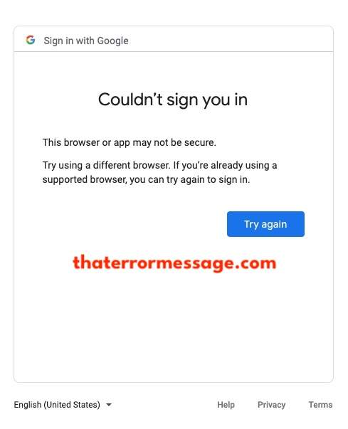 Couldnt Sign You In Macos Mail Gmail