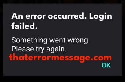 An Error Occurred Login Failed Tidal