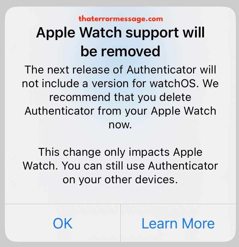 Apple Watch Support Will Be Removed Microsoft Authenticator