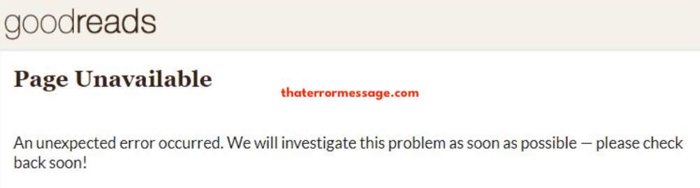 Page Unavailable Goodreads