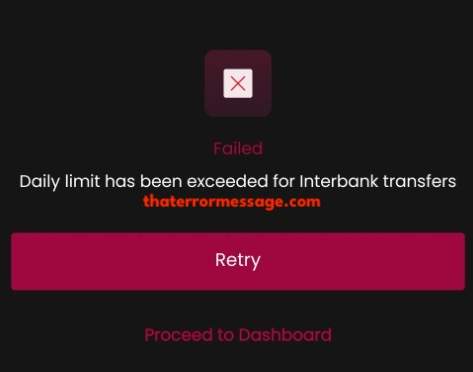 Daily Limit Exceeded Alat Wema Banking