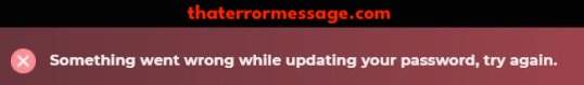 Something Went Wrong While Updating Your Password The Sandbox Game