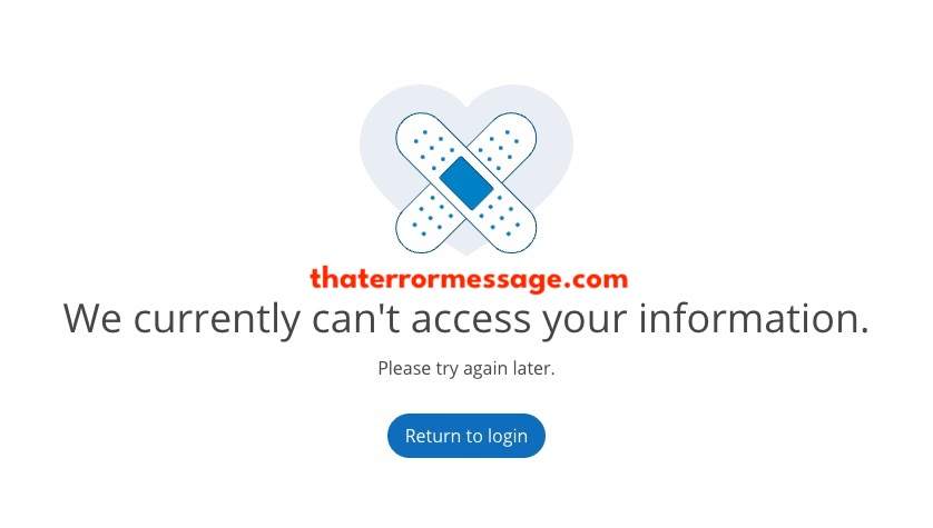 We Currently Cant Access Your Information Blue Cross Blue Shield
