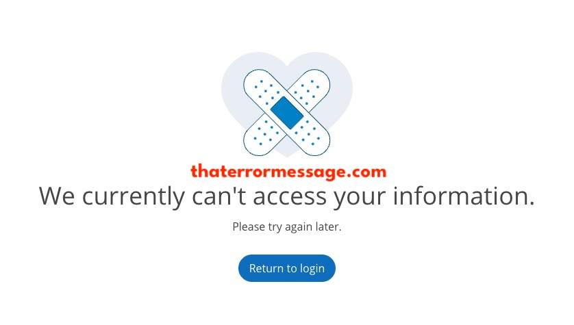 We Currently Cant Access Your Information Blue Cross Blue Shield