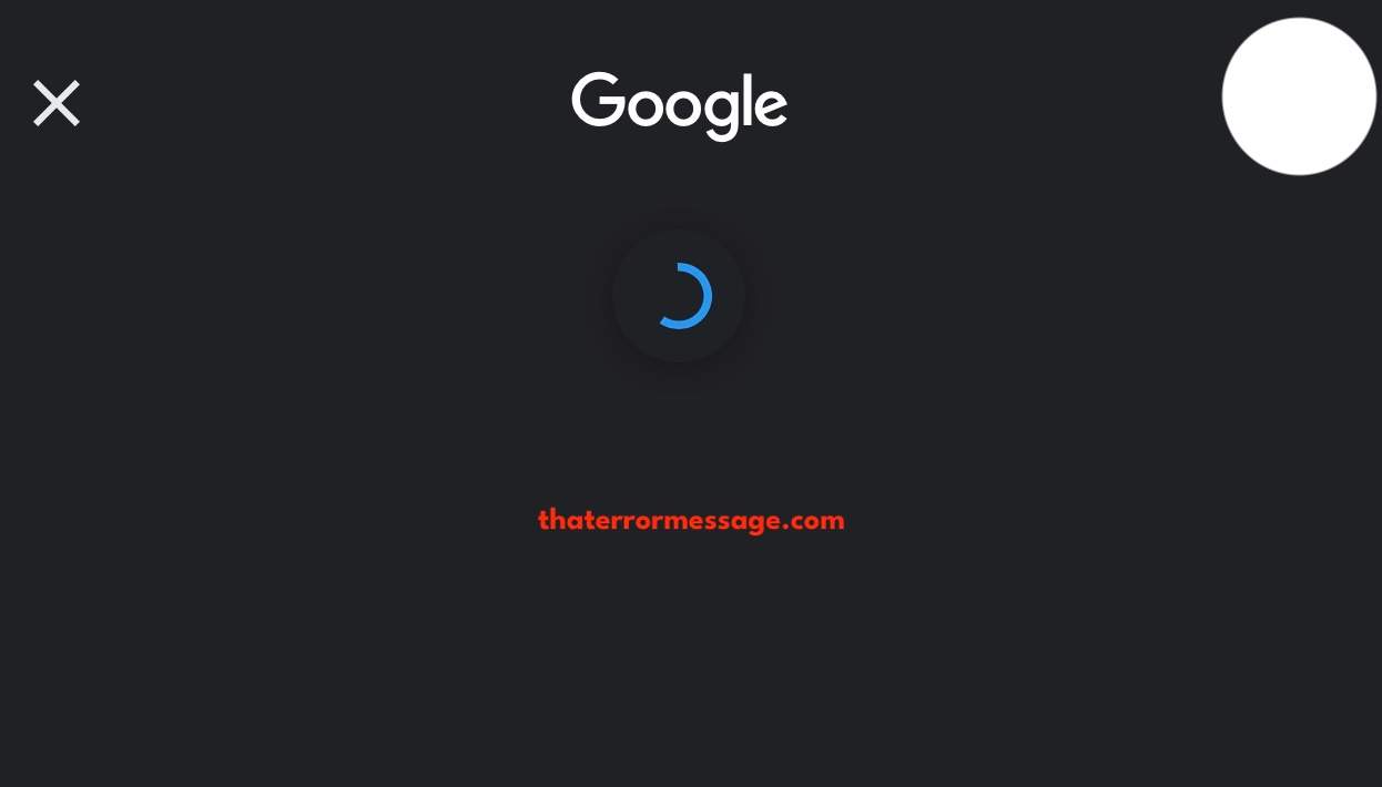 Google Verify Its You Spinning Broken