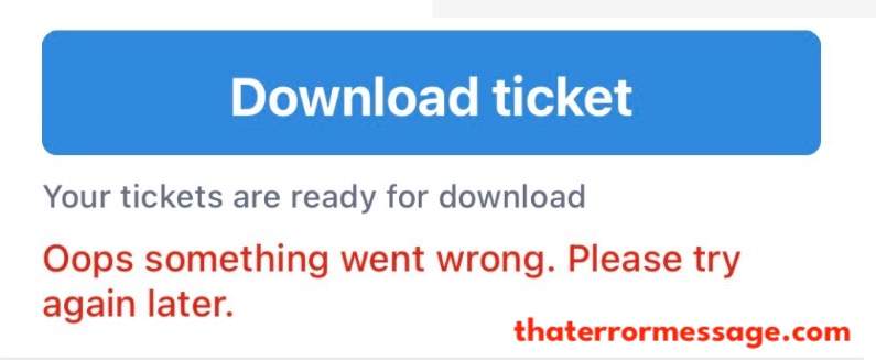 Something Went Wrong Download Ticket Scotrail