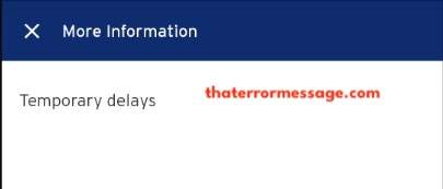 Temporary Delays Citibank App
