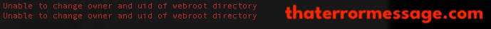Unable To Change Owner And Uid Of Webroot Diretory Certbot