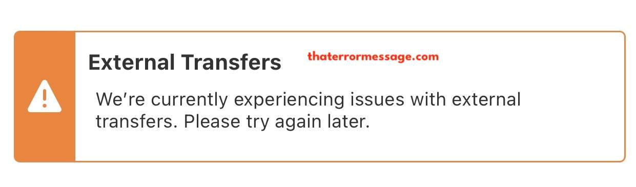 Currently Experiencing Issues With External Transfers Fifth Third Bank
