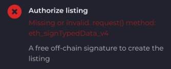 Missing Or Invalid Request Method Trust Wallet