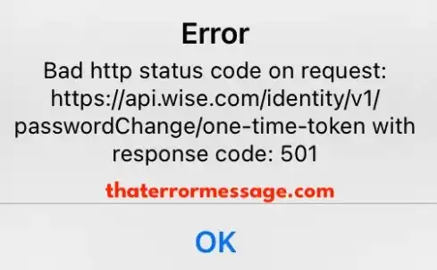 Bad Http Status Code On Request Wise Website