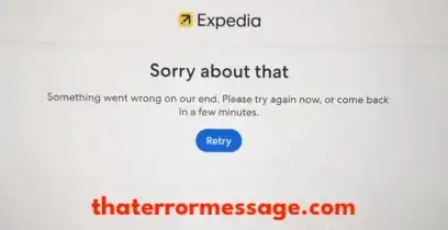 Something Went Wrong On Our End Expedia