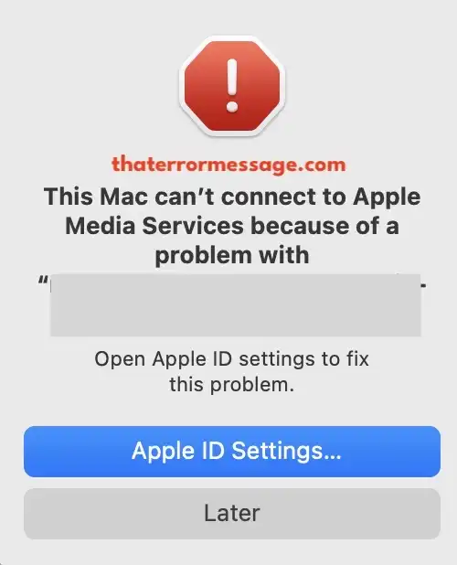 Erase All Content And Settings This Mac Cant Connect To Apple Media Services Problem With Email