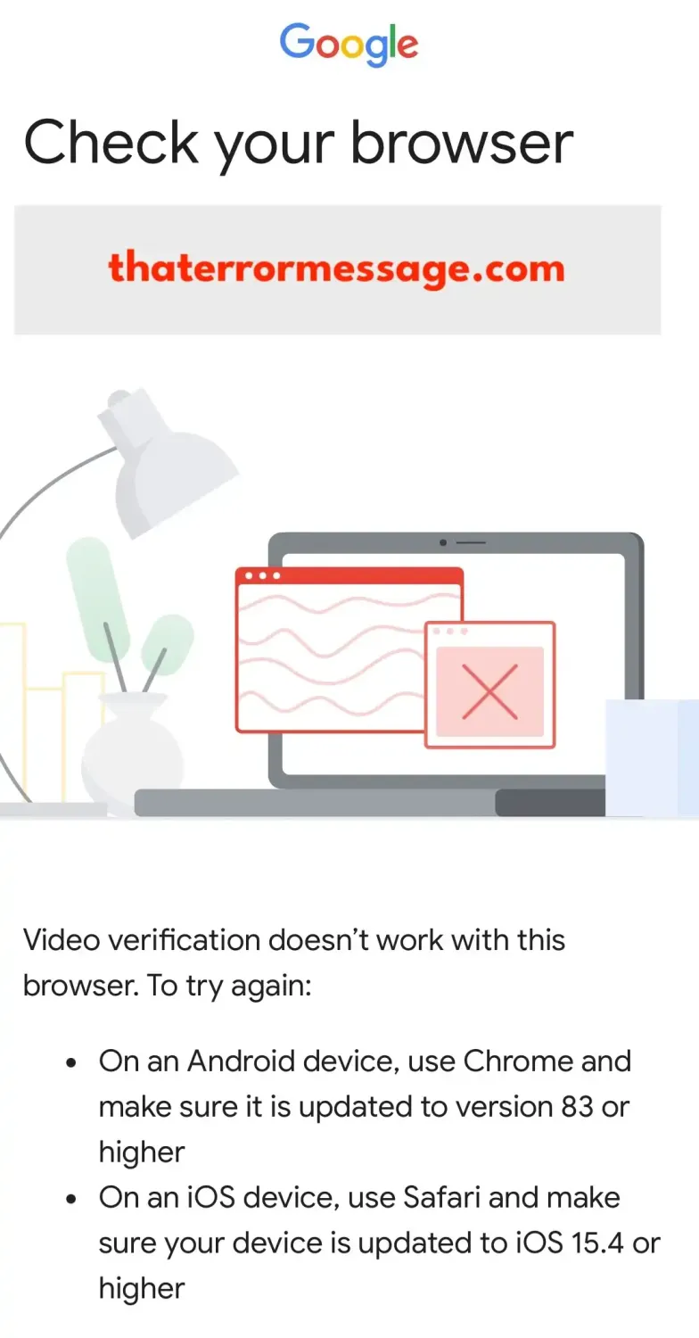 Video Verification Doesnt Work With This Brower Youtube