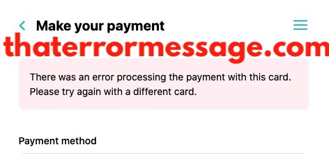 There Was An Error Processing The Payment Moonpay