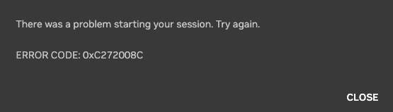 0xC272008C Nvdia Geforce