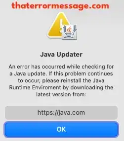 An Error Has Occurred While Checking For A Java Update Macos