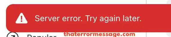 Server Error Reddit