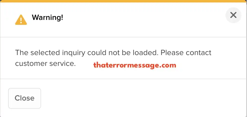 Selected Inquiry Could Not Be Loaded Interactive Brokers