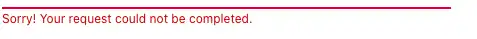 Your Request Could Not Be Completed Pinterest
