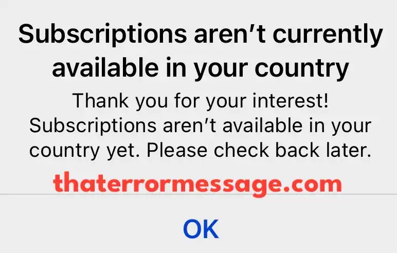 Subscriptions Arent Currently Available In Your Country X Twitter
