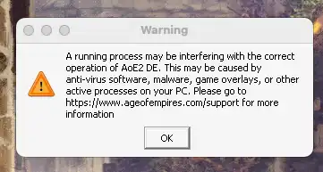 A Running Process May Be Interfering With The Correct Operation Of Aoe2