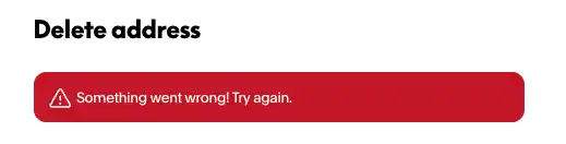 Paypal Delete Address Something Went Wrong