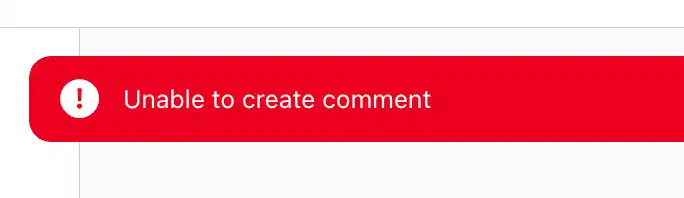 Unable To Create Comment Reddit