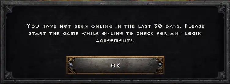 Not Been Online Last 30 Days Battle Net