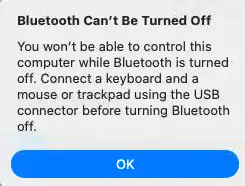 Bluetooth Cant Be Turned Off Macos