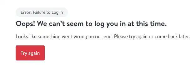 Cant Seem To Log You In At This Time Opentable