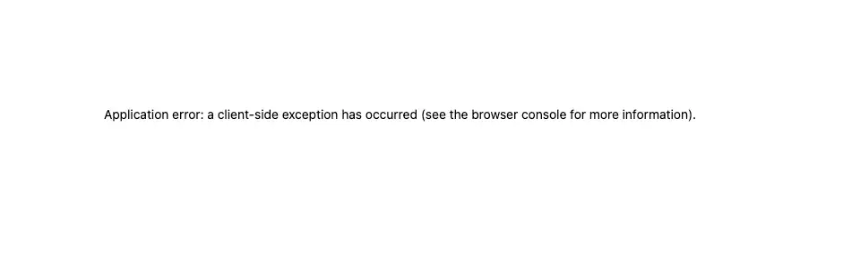 Taco Bell Website Application Error
