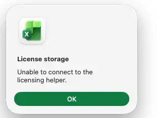 Microsoft Office Unable To Connecto The Licensing Helper