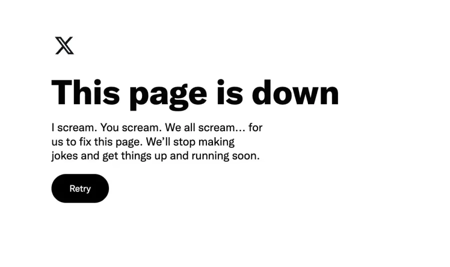 This Page Is Down X