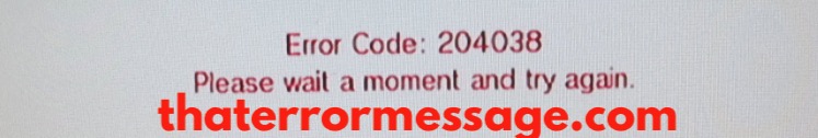Please Wait A Moment Error Code 204038 Wii Virtual Console