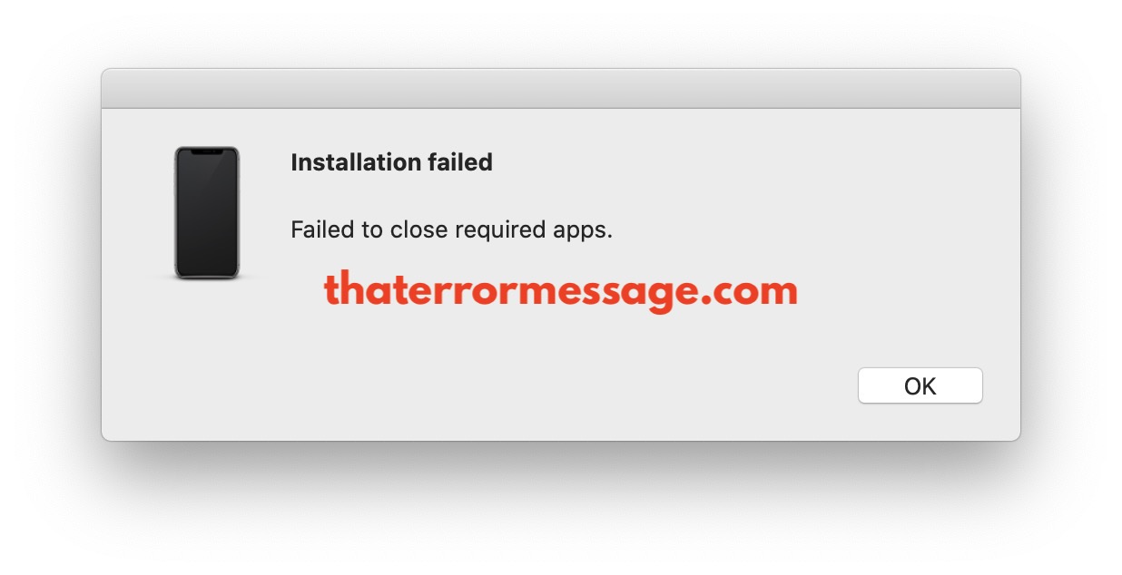 Installation Failed Iphone Itunes