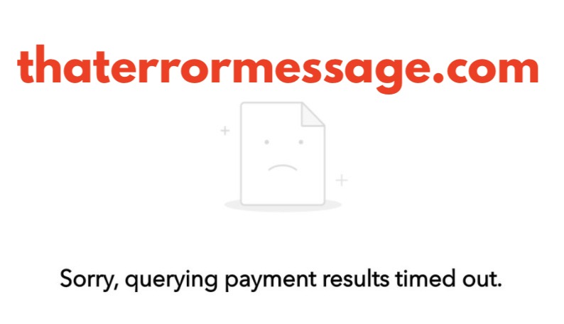 Sorry Querying Payment Results Timed Out Iqoo