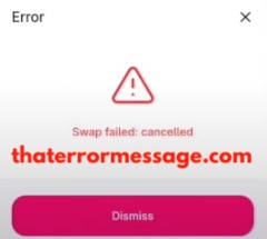 Swap Failed Uniswap