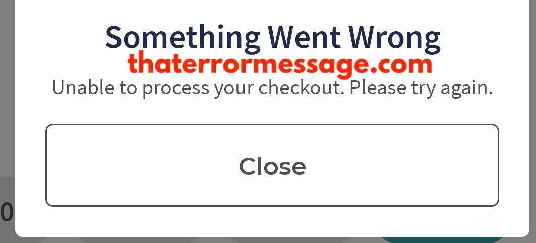 Unable To Process Your Checkout Please Try Again Checkers