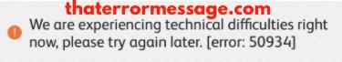 Experiencing Technical Difficulties Right Now Error 50934 Mcdonalds App