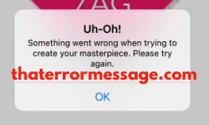 Something Went Wrong Moonpig