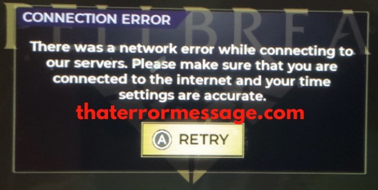 Connection Error Spellbreak