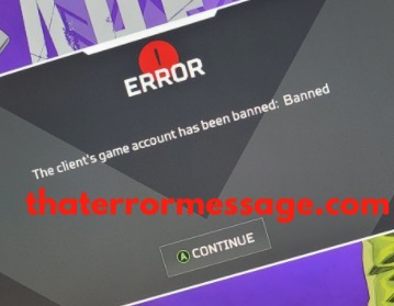 The Clients Game Account Has Been Banned Apex