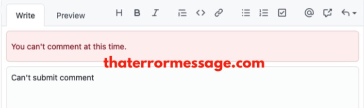 You Cant Commet At This Time Github