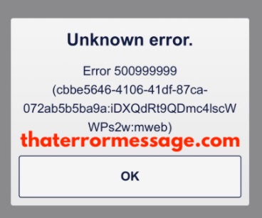 Unknown Error Southwest Airlines