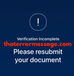 Verification Incomplete Crypto Com