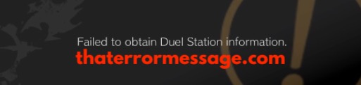 Failed To Obtain Duel Station Information Playstation