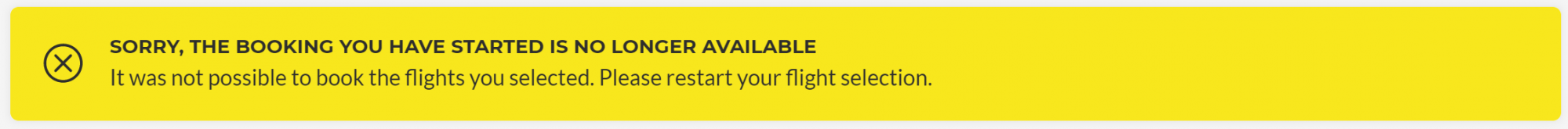 Booking You Have Started Is No Longer Available Tap Air Portugal