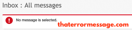 Ebay No Message Is Selected